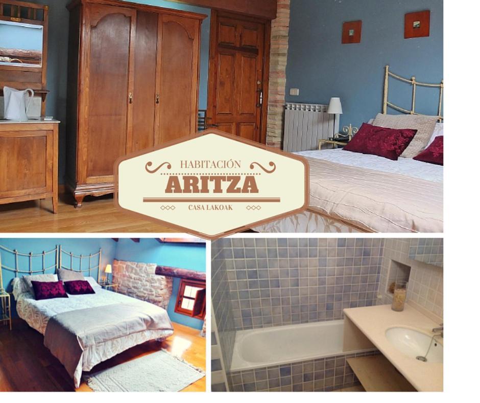 Casa Rural Lakoak Garínoain Zimmer foto